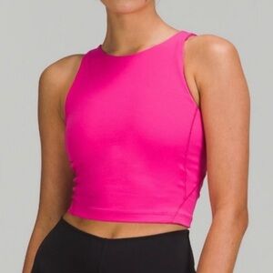 Sonic Pink Lululemon High Neck Align Tank